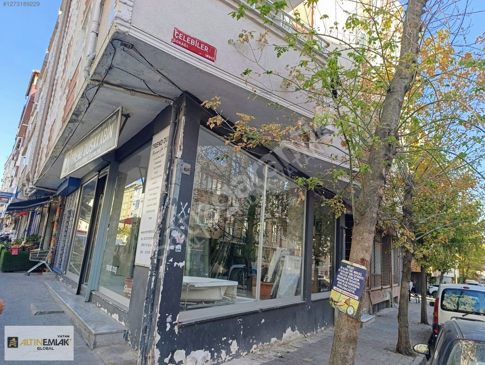 ALTIN EMLAK'TAN CADDE ÜZERİ KÖŞE BAŞI 2 KATLI SATILIK DÜKKAN