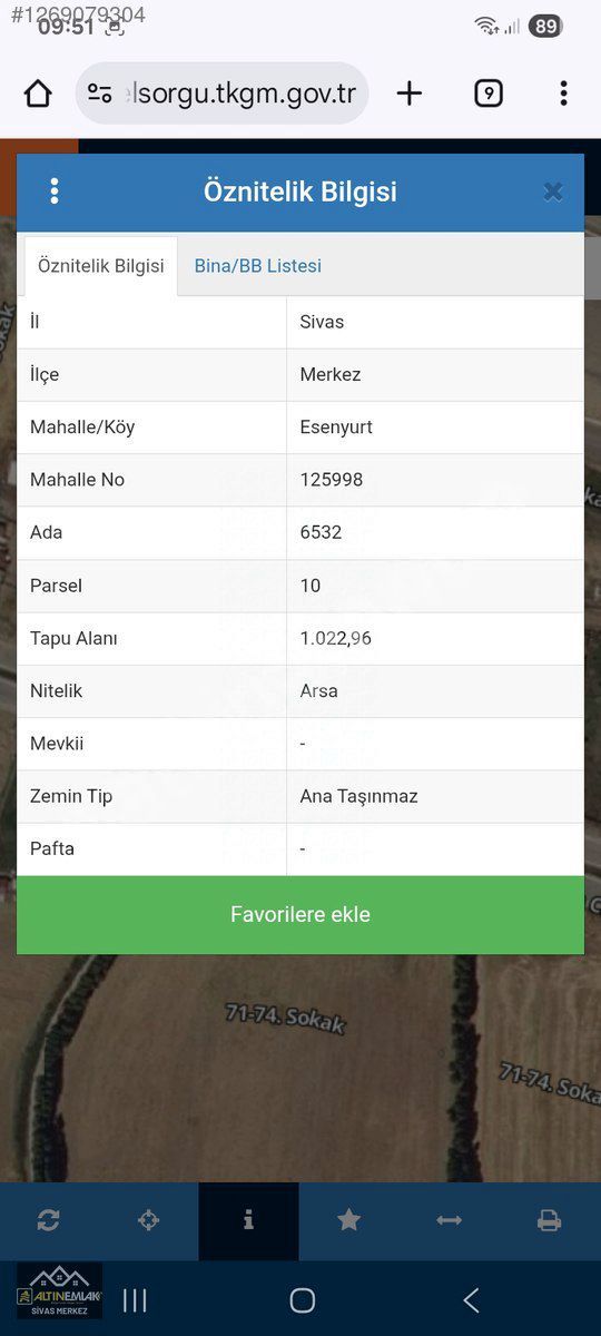 ALTIN EMLAK'TAN ESENYURTTA CADDE ÜZERİ MÜKEMMEL SATLIK ARSA