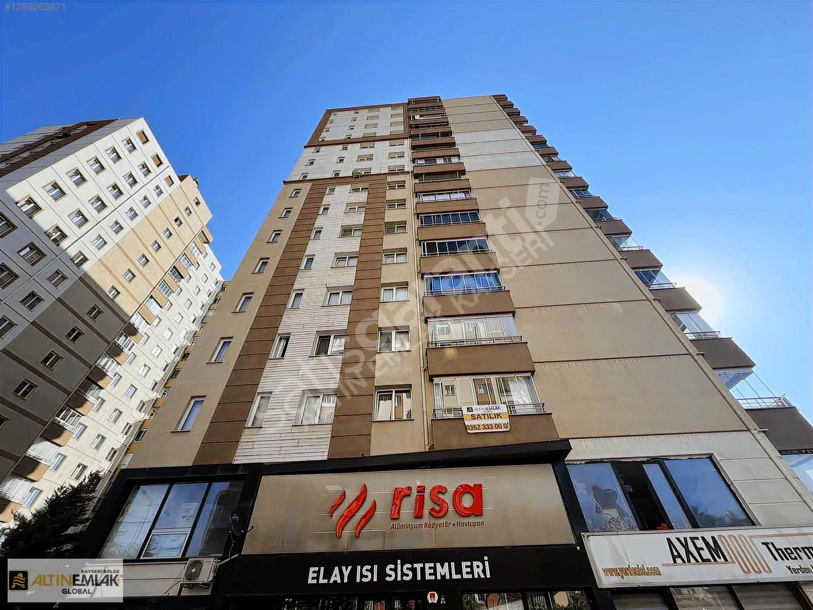 !!!ALTIN EMLAK GLOBALDEN ŞEHRİN GÖBEĞİNDE SATLIK DAİRE