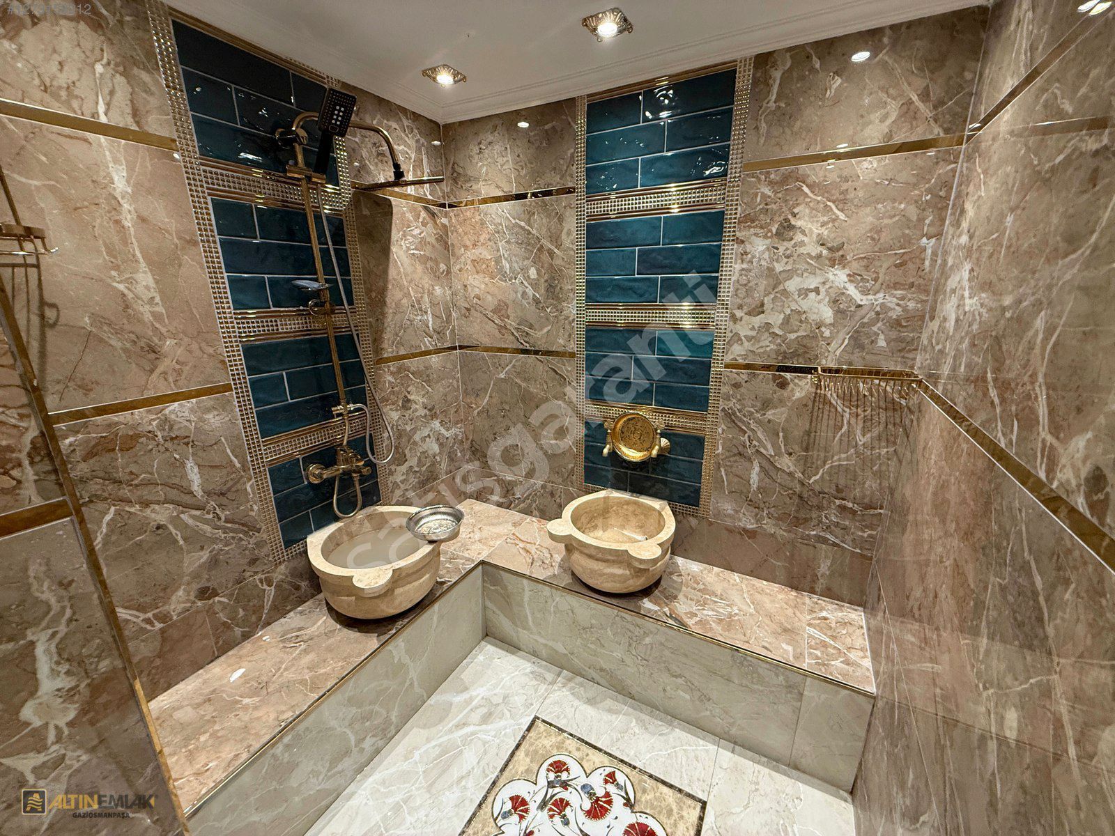 Özel Tasarımlı Türk Hamamlı 3+1 Kiralık Daire Gaziosmanpaşa