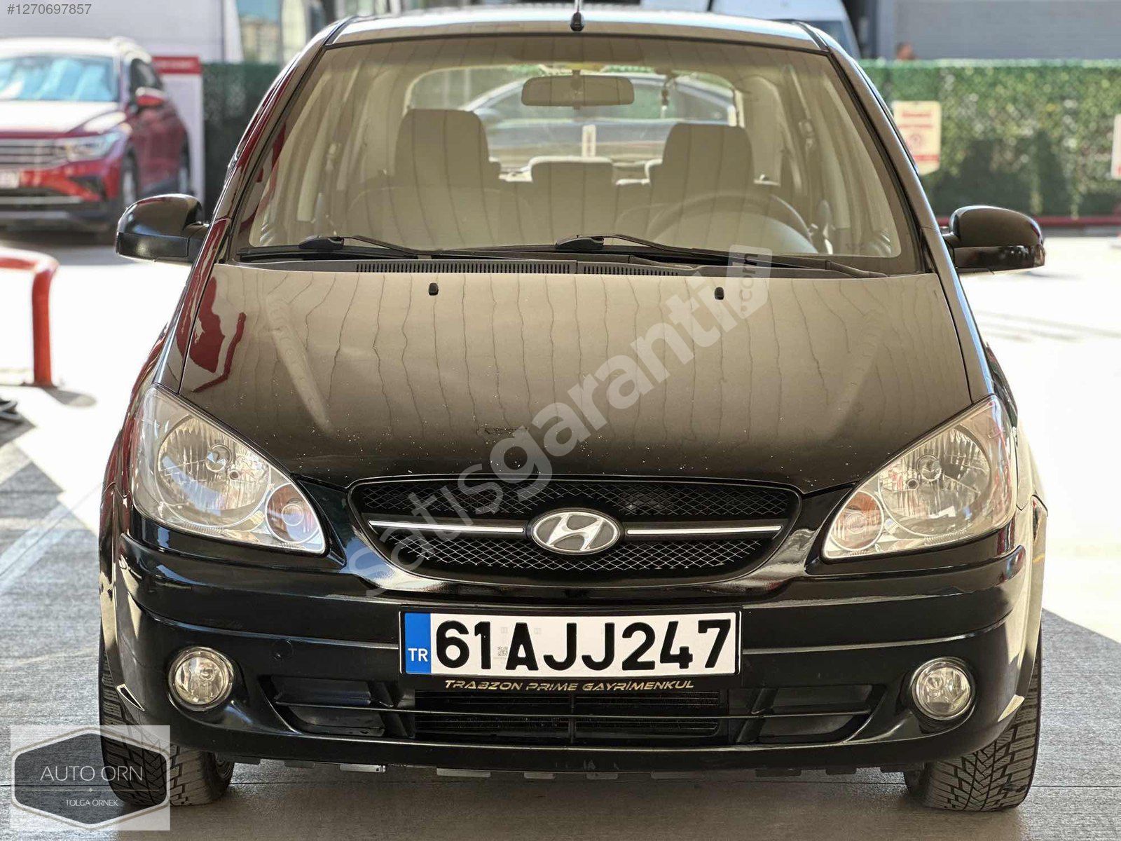 AUTO ORN/2008 / HYUNDAİ GETZ 154.ooo Km DEĞİŞENSİZ/ 1 PARÇA BOYA