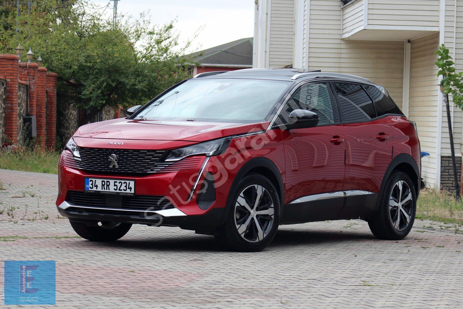 2021 BOYASIZ 3008 1.6 180 HP EAT8 ALLURE OTOMATİK PARK SRVS BKML