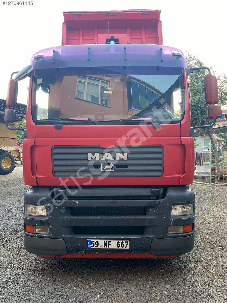 AKÇA TEKİRDAĞ 2008 MAN TGA 39.390 KIRK AYAK DAMPERLİ KAMYON