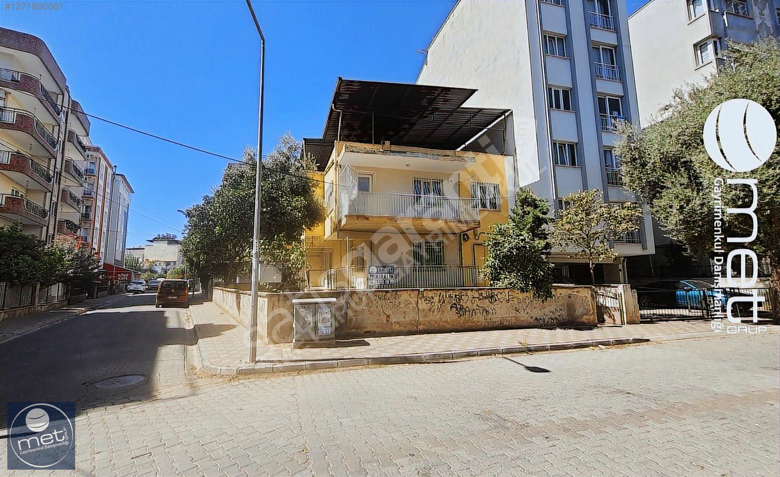 METGRUP'TAN ÜST EFELER MAH.DE KÖŞE BAŞI,BAHÇELİ 125 M² 3+1