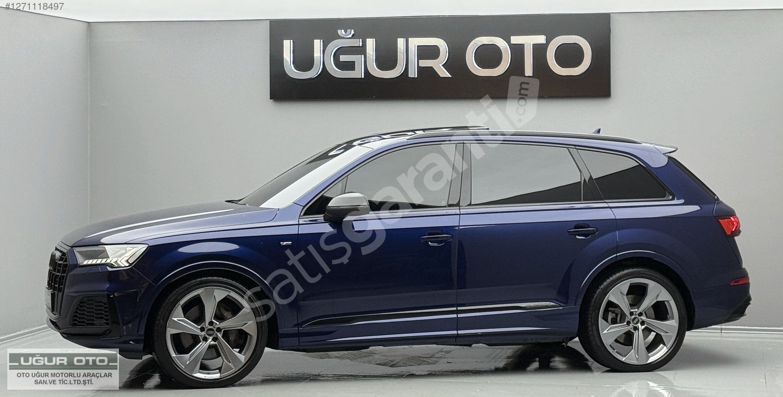 2023 BAYİ Q7 50 TDI QUATTRO S LINE 7 KŞLK+AIR MATIC+22 JNT+B&O+