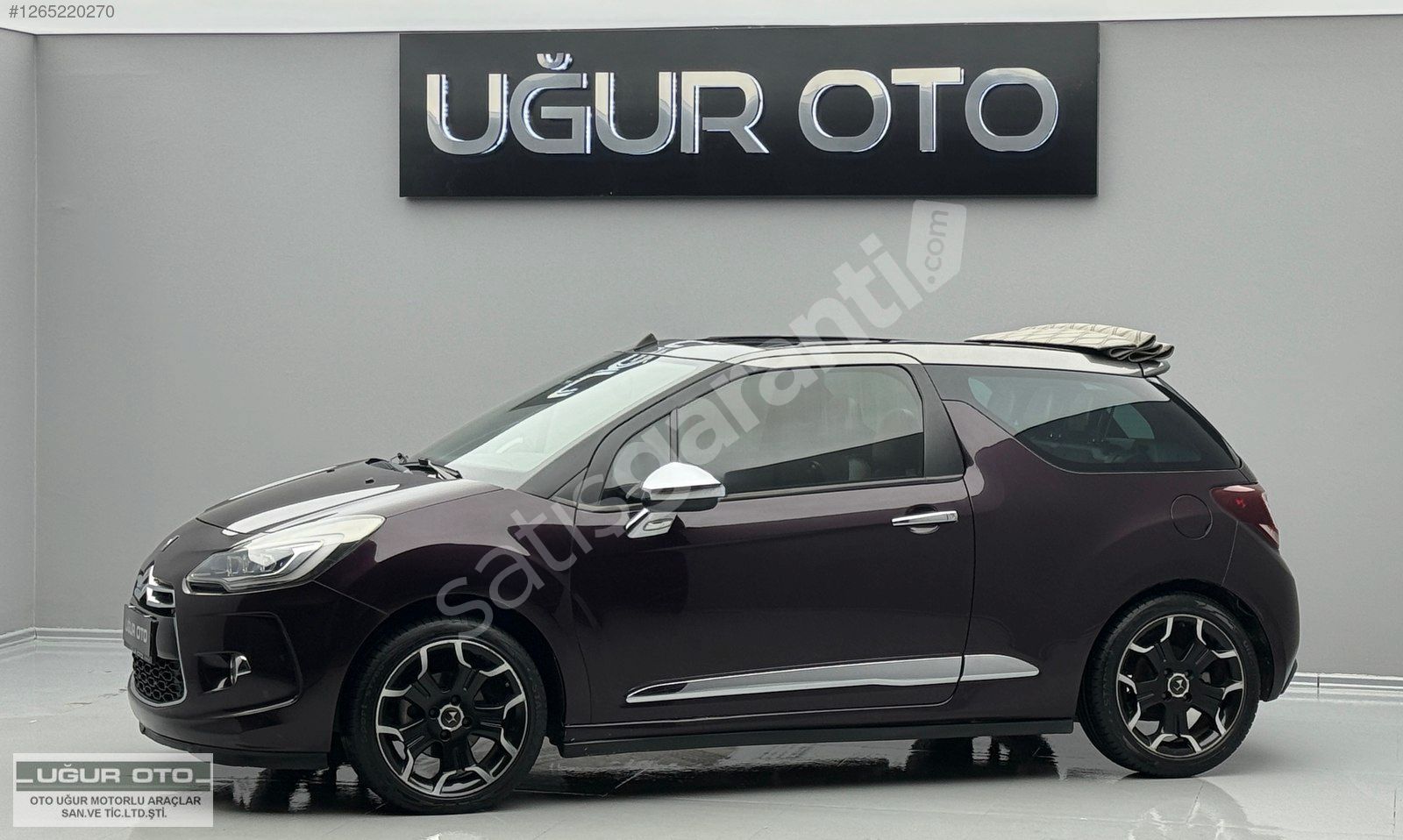 2015 DS 3 CABRIO 1.6 E-HDI D-SPORT OTOMATİK MOR+ NAVI+17 JNT+