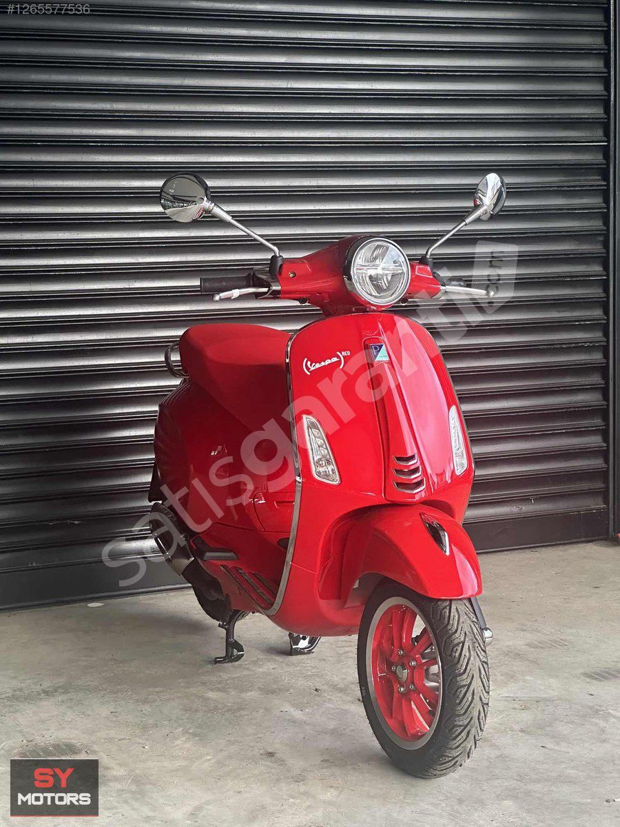SY MOTORS-2023 VESPA PRİMEVERA 150 RED PRODUCT