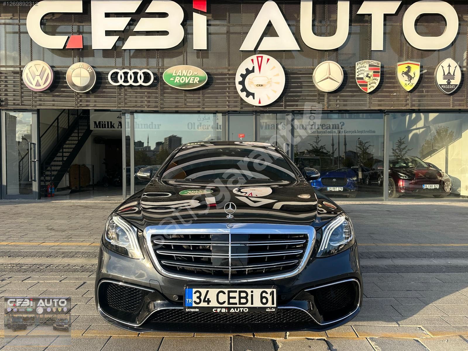 2013 MERCEDES S350 L GECE GÖRÜŞ BURMASTER BOYASIZ BAYİ