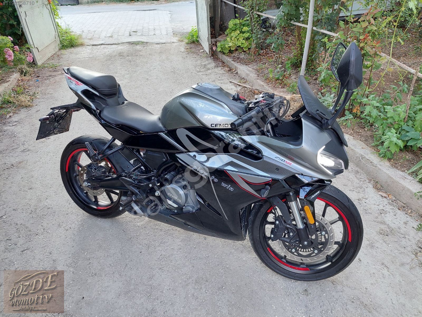 SIFIRDAN FARKSIZ 2024 CF 250 SR-6F GRİ-SİYAH RENK, İKİBİN KM'DE
