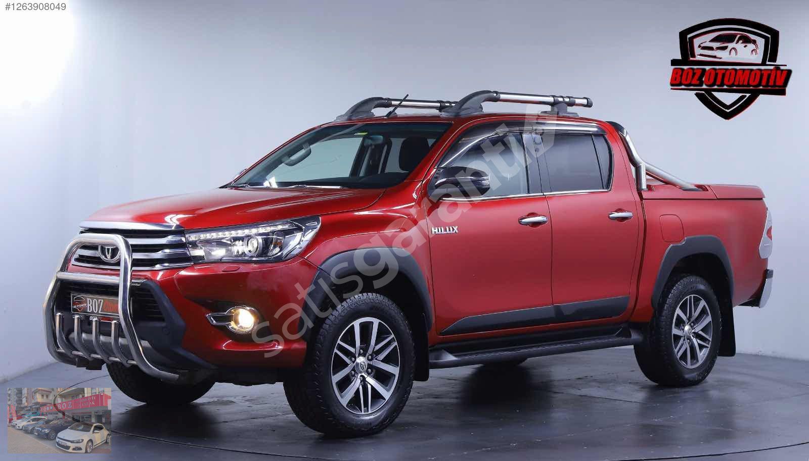 BOZ OTOMOTİVDEN 2017 TOYOTA HİLUX 4X4 OTOMATİK Hİ-CRUİSER 2.4