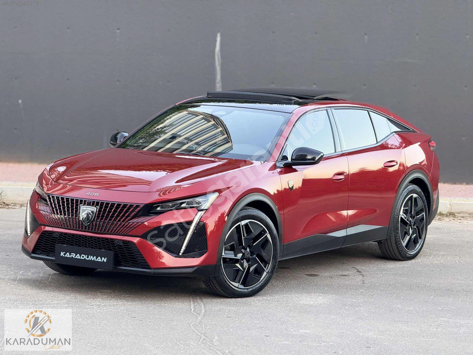 2023 PEUGEOT 408 GT HATASIZ BOYASIZ E BAGAJ+MSAJ+HAFIZA+MATRİX