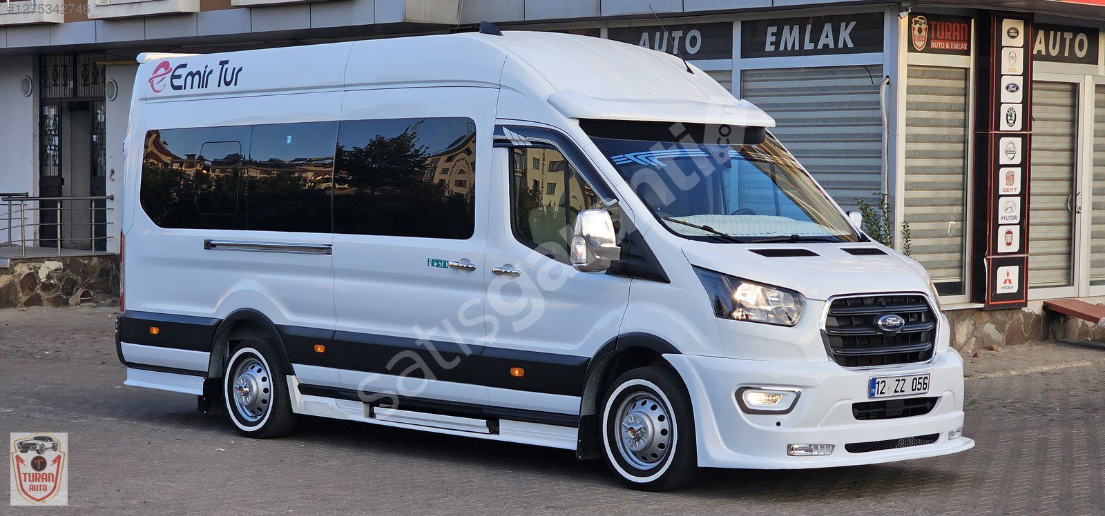 TURAN AUTO'DAN 2023 FABRİKASYON ORJİNAL 16+1 FORD TRANSİT 40 KM
