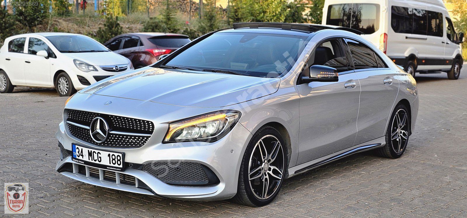 TURAN AUTO'DAN 2017 ÇIKIŞLI MERCEDES CLA 180d /AMG+/ GECE PAKETİ