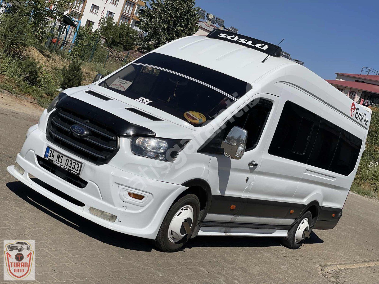 TURAN AUTO'DAN 2020 16+1 HATASIZ FORD TRANSİT DELUX JUMBO 181KM
