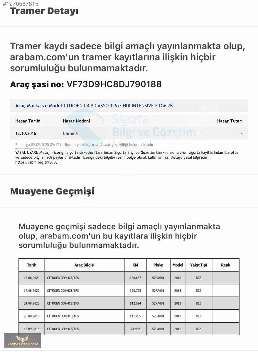 2013 MODEL CİTROEN C4 PİCASSO HATASIZ BOYASIZ CAM TAVAN OTOMOTİK