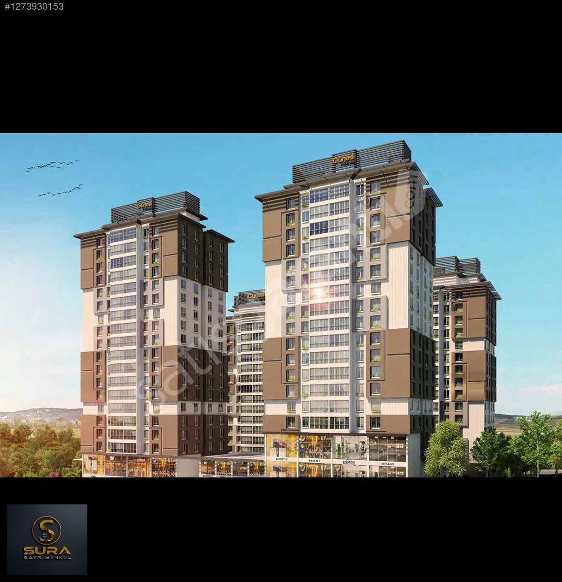 Parlayan yıldız Güneşli Homes 3+1 1 kat