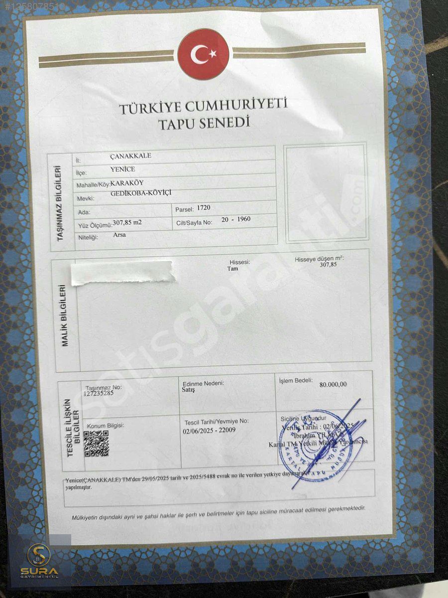 BİTKİ ÖRTÜSÜ ÇANAKALE YENİCE KÖYÜ