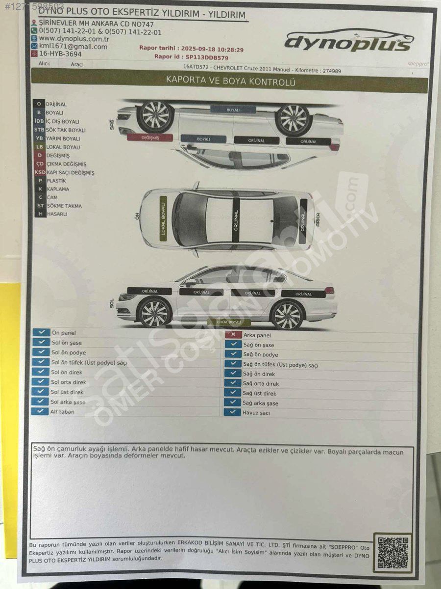 2011 CHEVROLET CRUZE 1.6 LS BENZİN LPG