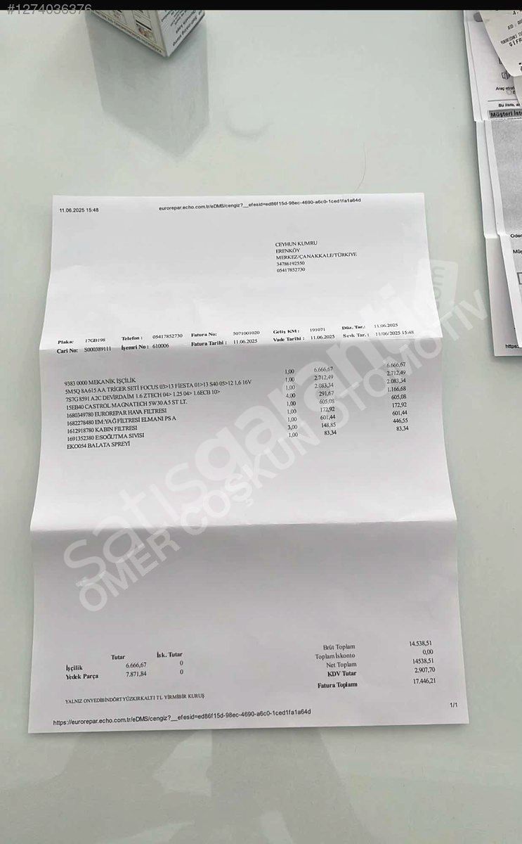 2015 FORD FOCUS 1.6 TI-VCT BENZİN LPG OTOMATİK VİTES