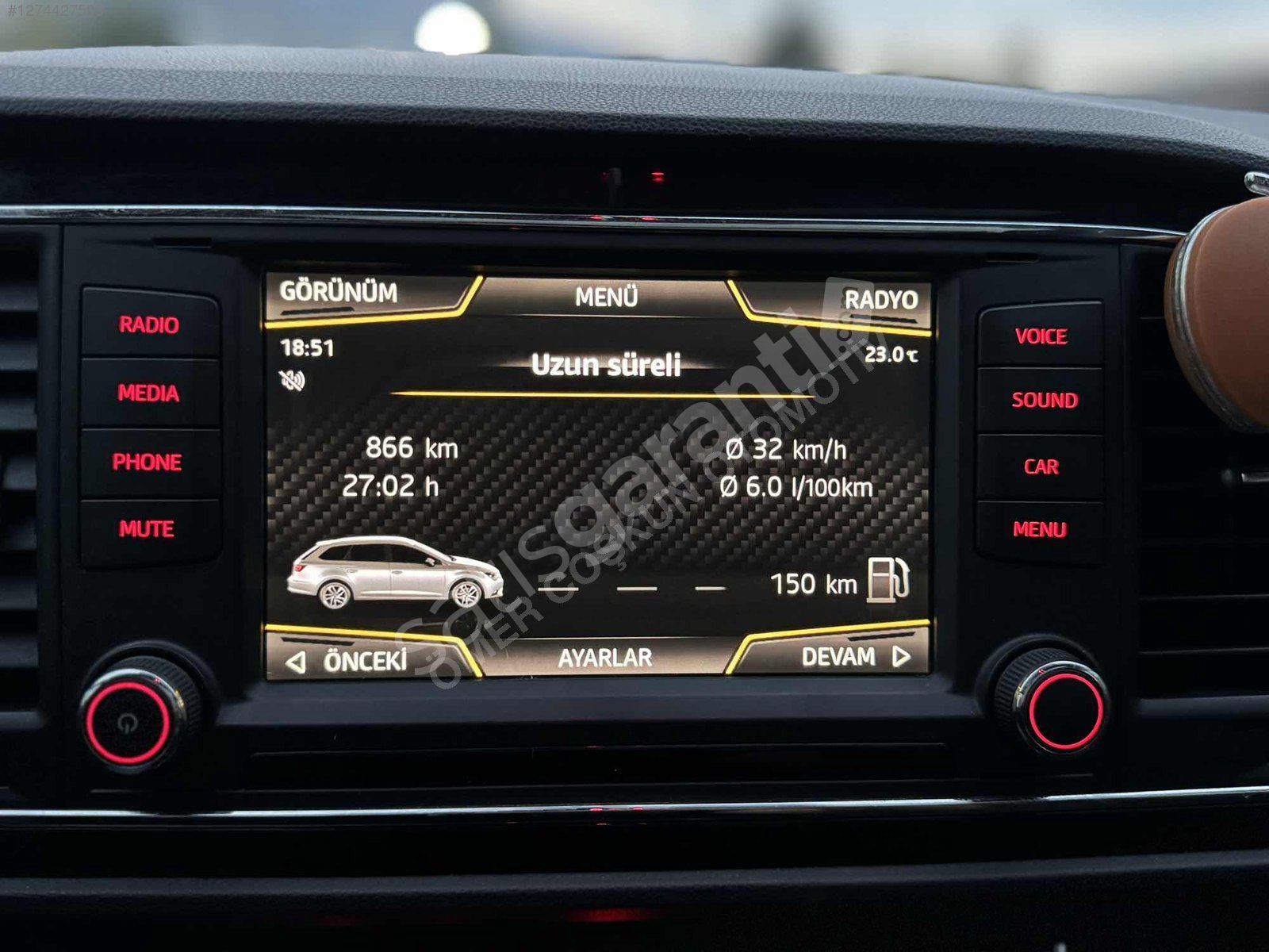 2016 LEON ST 1.6 DİZEL OTOMATİK CAM TAVAN LED FAR ALCANTIRA FUL