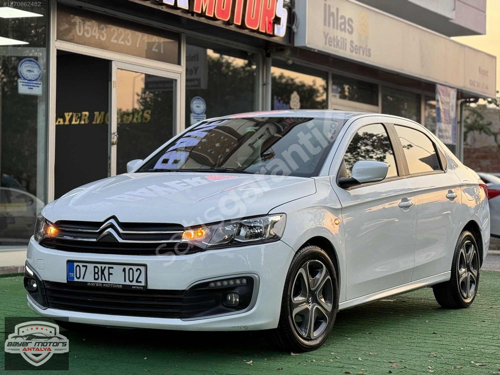 2017 CİTROEN C-ELYSEE 1.6 hdi FEEL ÇELİK JANT-LED FAR-HIZ SABİT.
