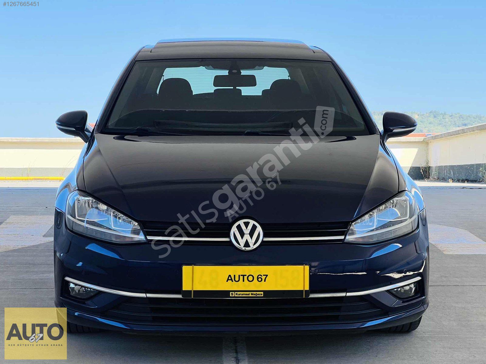 2017 GOLF + 1.4 TSI 125 PS + CAM TAVAN + HATASIZ + BOYASIZ