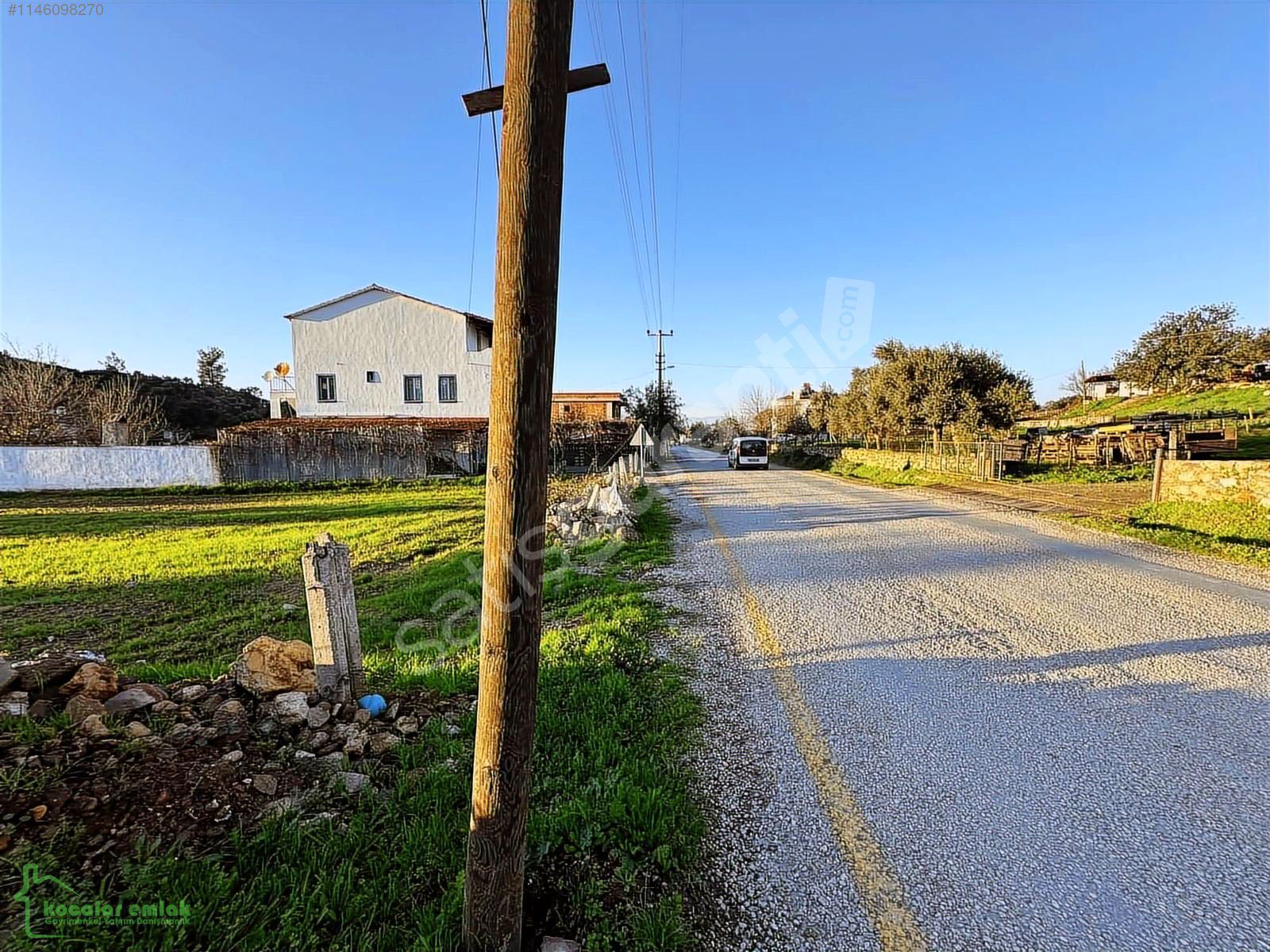 Bodrum Mumcular Yeniköy'de Ana Yol Üzeri İmarlı Arsa
