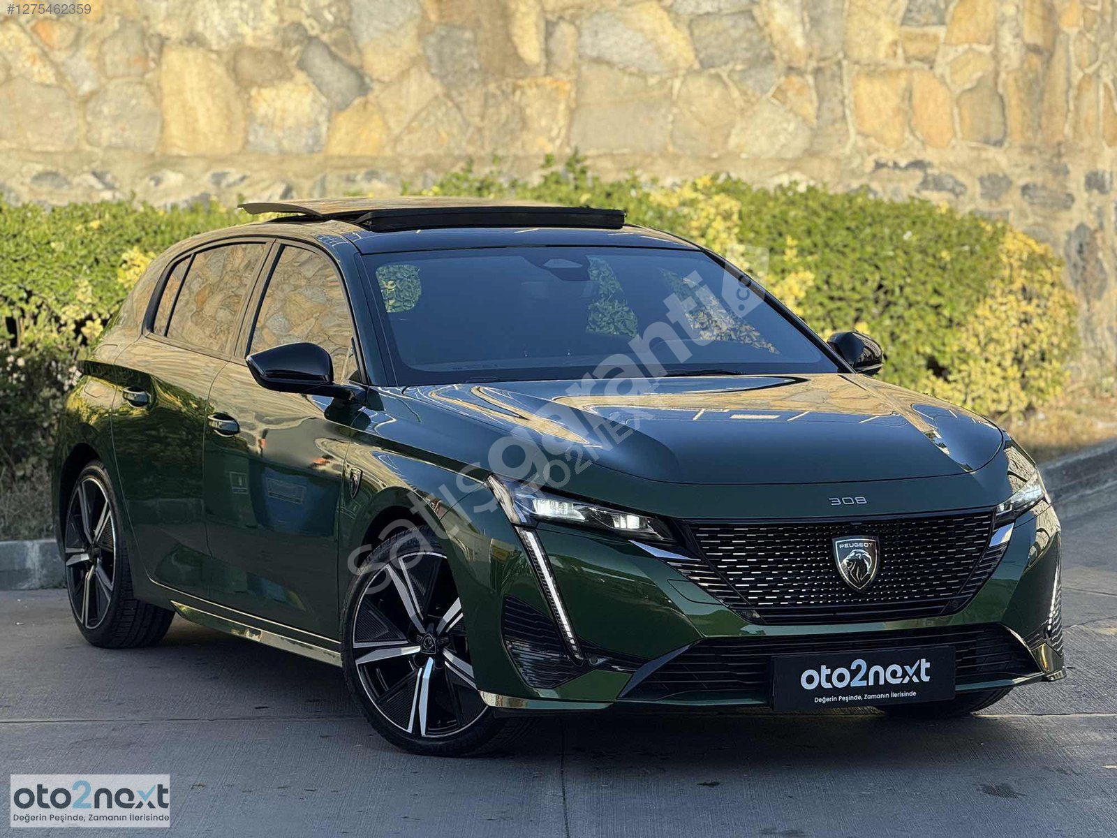 OTO2NEXT 2023 MODEL PEUGEOT 308 GT /CAM TAVAN/360KAMERA/YEŞİL