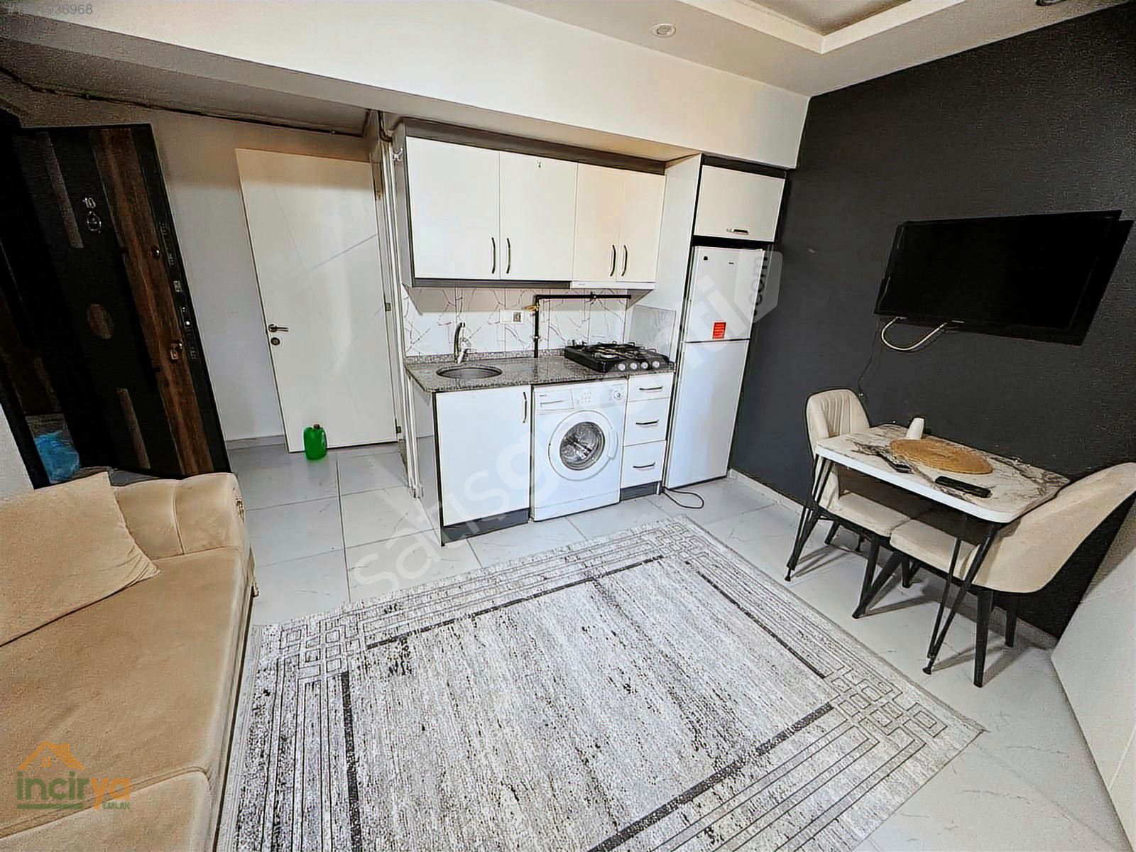 DENİZLİ TOPRAKLIK'DA HALK CADDESİ ALTI ARAKAT 2+1 EŞYALI APART