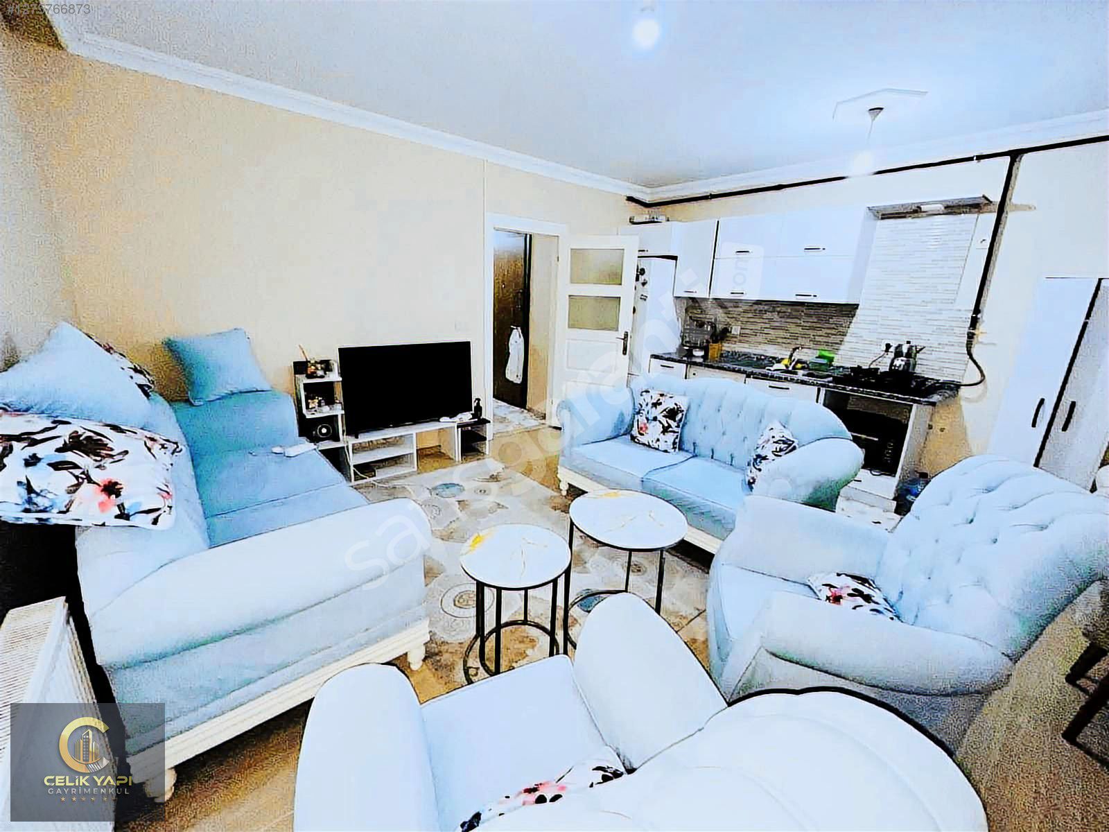 ÇELİK GAYRİMENKUL'DEN CADDE ÜZERİ OTOPARKLI İSKANLI GENİŞ 2+1