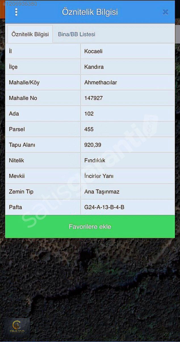 ÇELİK GAYRİMENKUL'DEN KANDIRADA SATILIK YATIRIMLIK KELEPİR ARSA