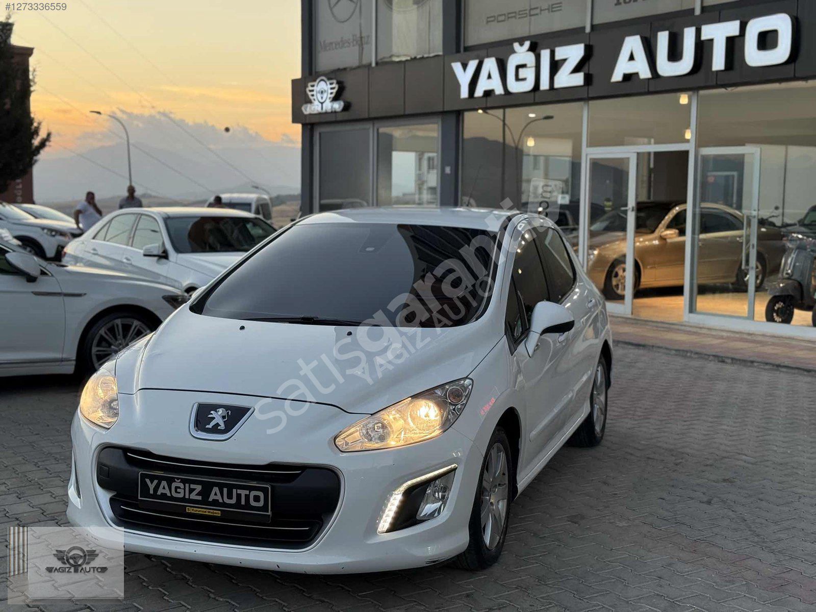 YAĞIZ AUTODAN 2012 308 dizel otomatik active 180 bin km