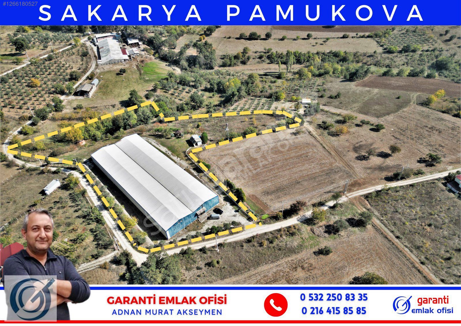 GARANTİ;den PAMUKOVA DA SATILIK İSKANLI FABRİKA ve ARAZİSİ