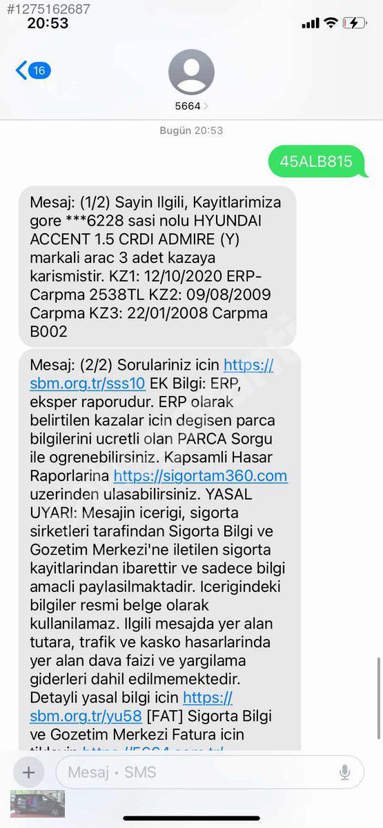 ARABAM 7/24'den 2006 ACCENT / BİN GİT / ÇALIŞIR / PLAKALI