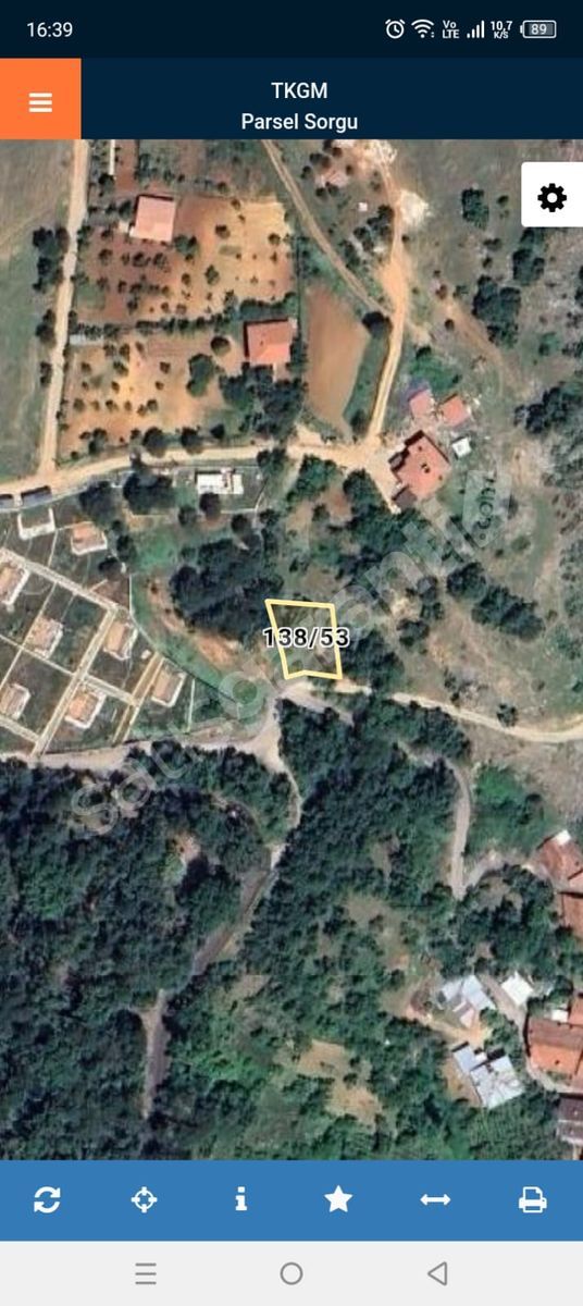 Bursa Osmangazi Kirazlı Köyü'nde satılık arsa