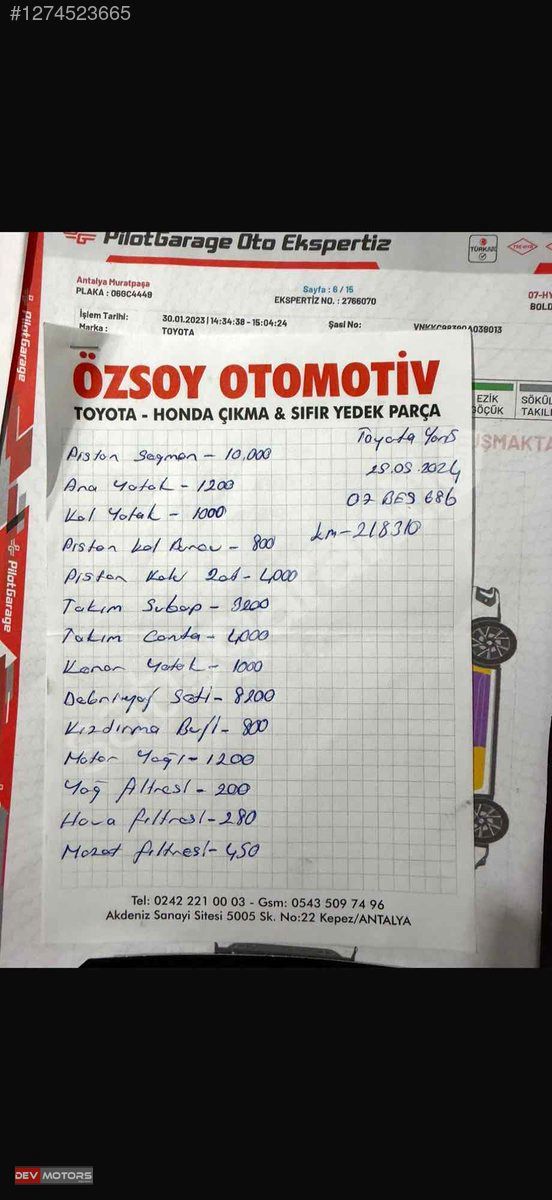 225 KM ANAHTARSIZ ÇALIŞTIRMA