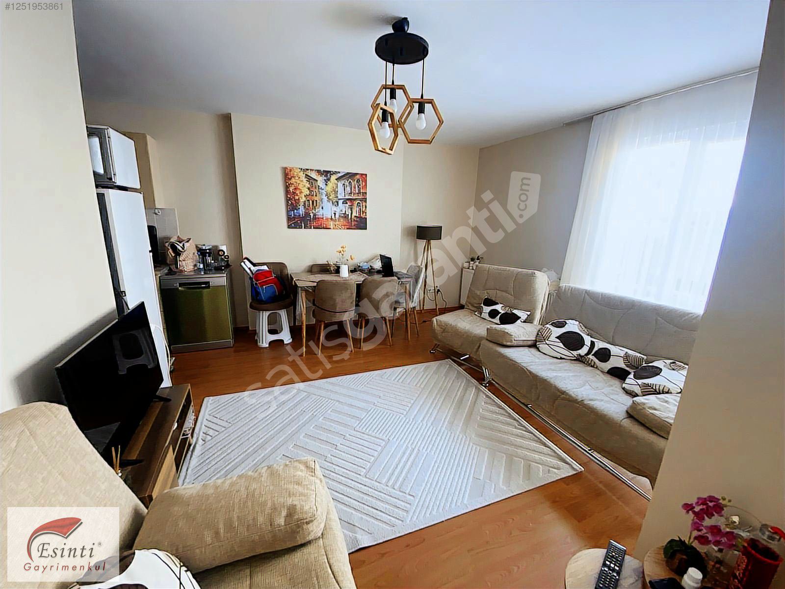 ESİNTİ'DEN KARTAL CD'DE ARA KAT, EŞYALI, YATIRIMLIK 2+1 DAİRE