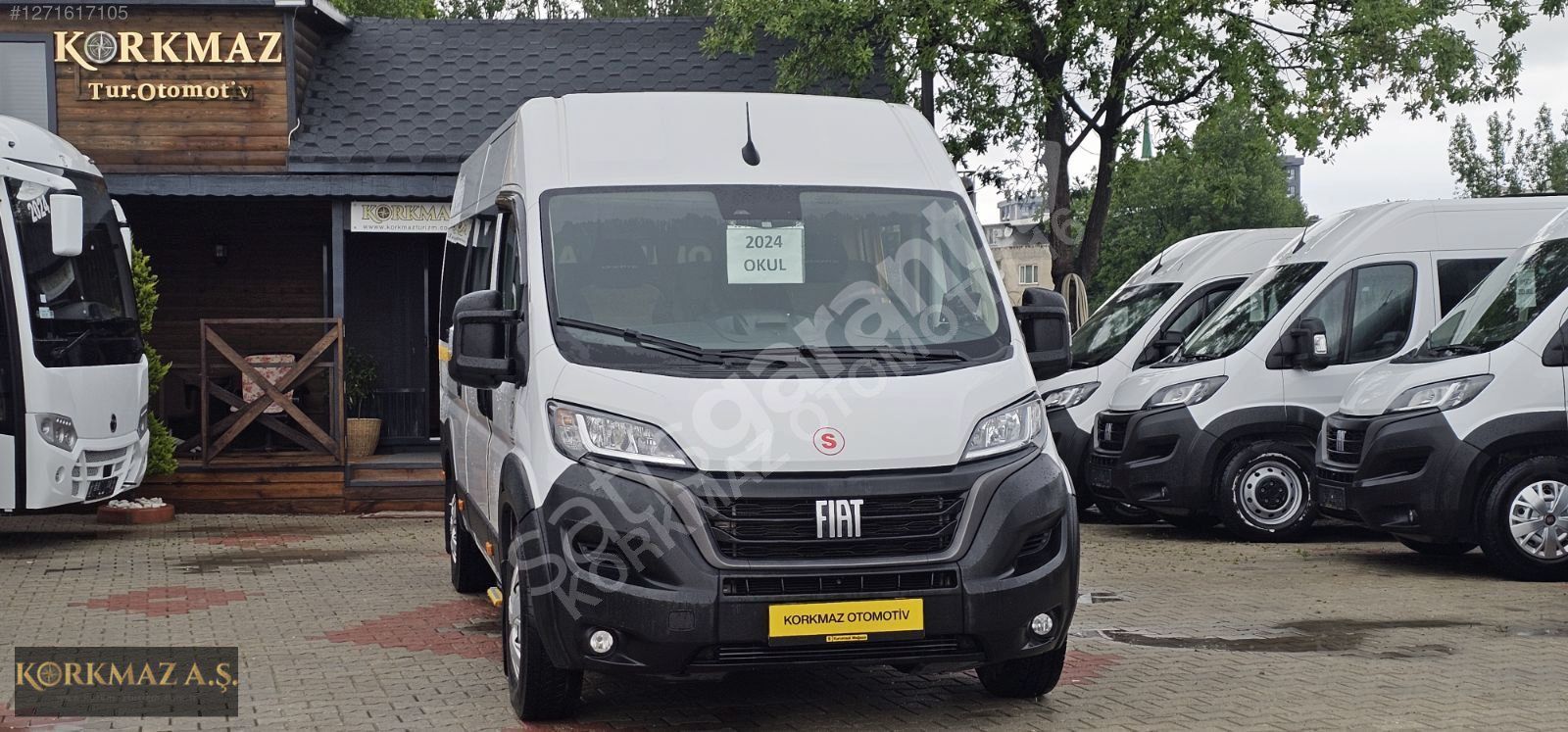 KORKMAZ'dan 2024 DUCATO 4,2 tonluk OKUL TAŞITI 16+1 kişilik