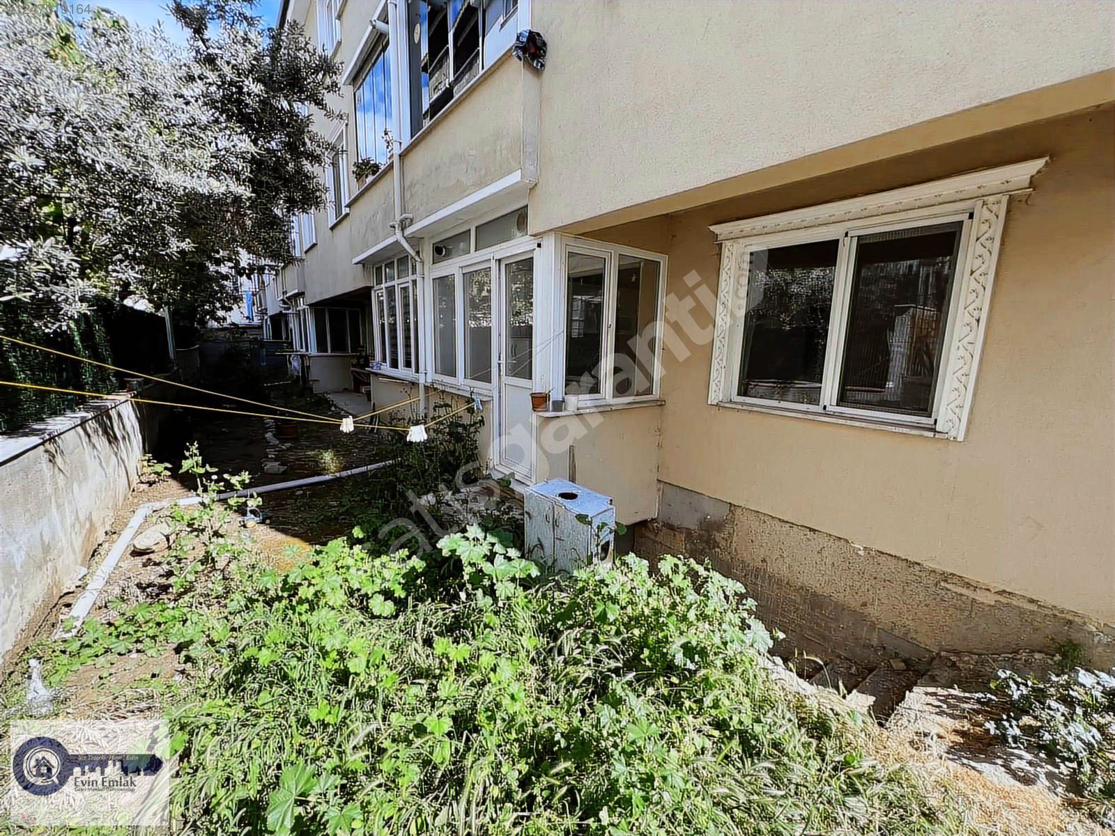 doğal gaz kombili 2+1 bahçe kat yeni dairemiz