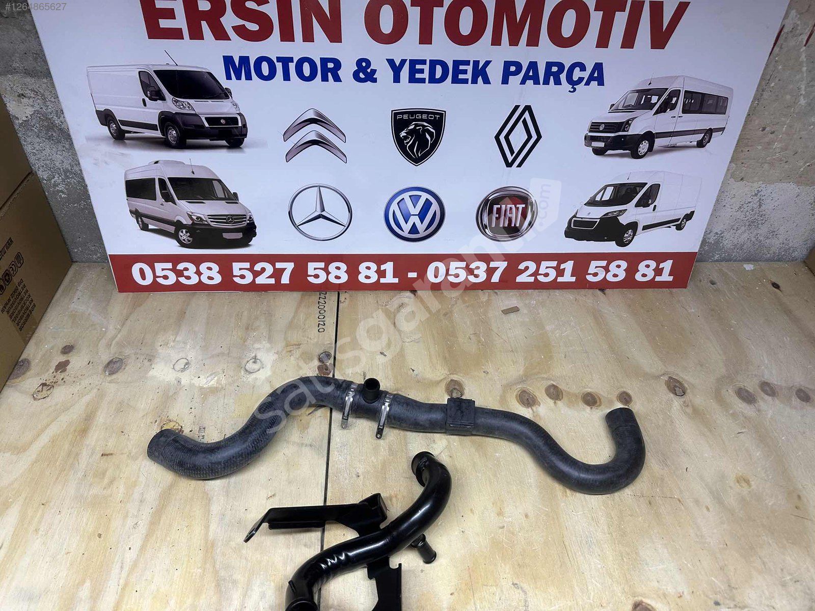 Crafter euro5 e uyumlu euro6 radyatör üst hortumu