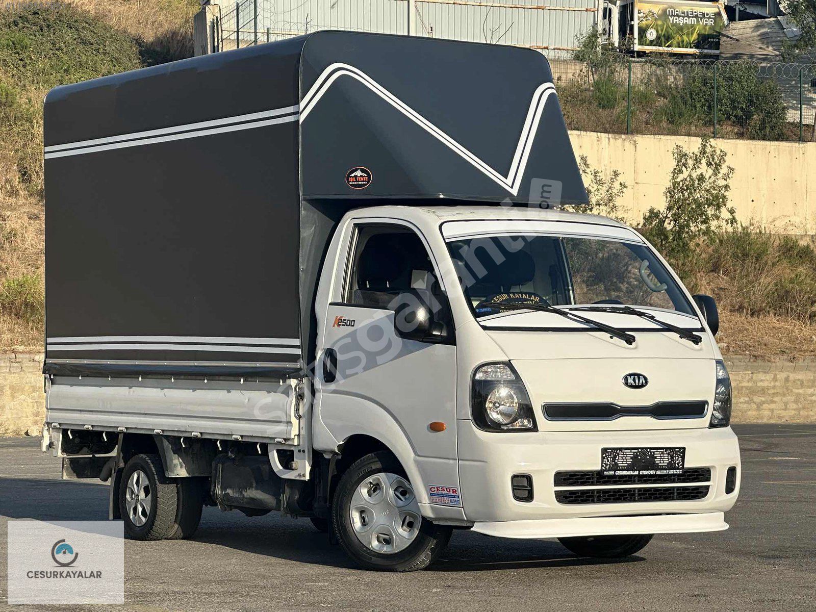 CESURDAN 2015 MODEL KİA BONGO K2500 DLX SIFIR TENTELİ KAMYONET
