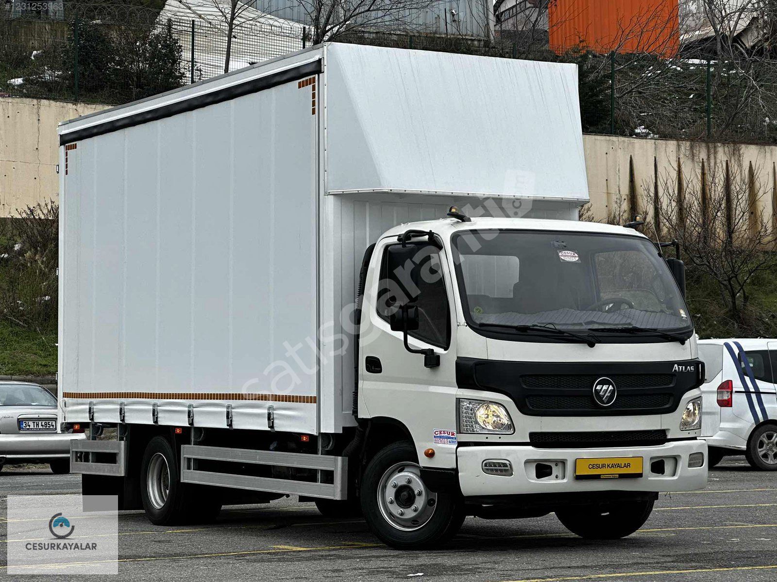 CESURDAN 2019 MODEL OTOKAR ATLAS SIFIR KAYAR PERDELİ UZUN ŞASİ