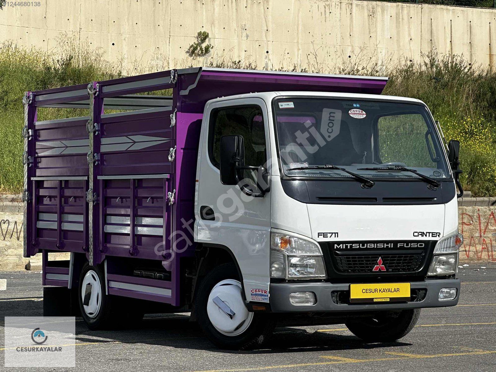 CESURDAN 2008 MODEL MİTSUBİSHİ FE711 SIFIR ÜÇ İLAVELİ SAÇ KASA