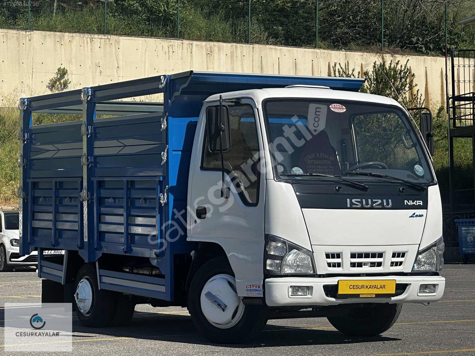 CESURDAN 2009 MODEL ISUZU LOW SIFIR ÜÇ İLAVELİ SAÇ KASA KAMYONET