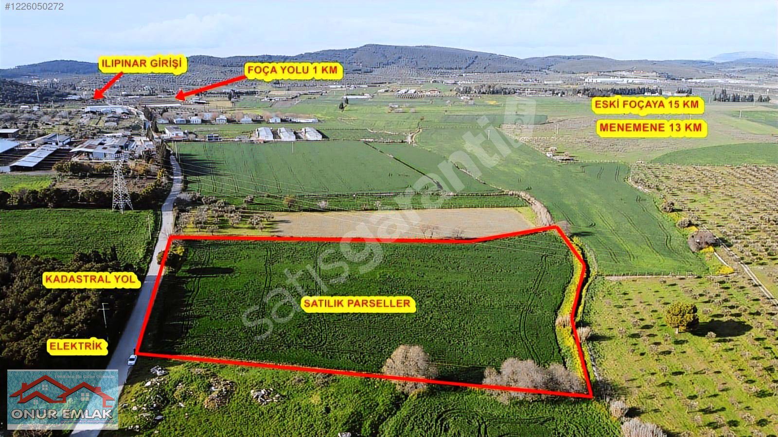 ACiL.....FOÇA ILIPINARDA YOLA CEPHELİ 1483 M2 YATIRIMLIK ARAZİ.