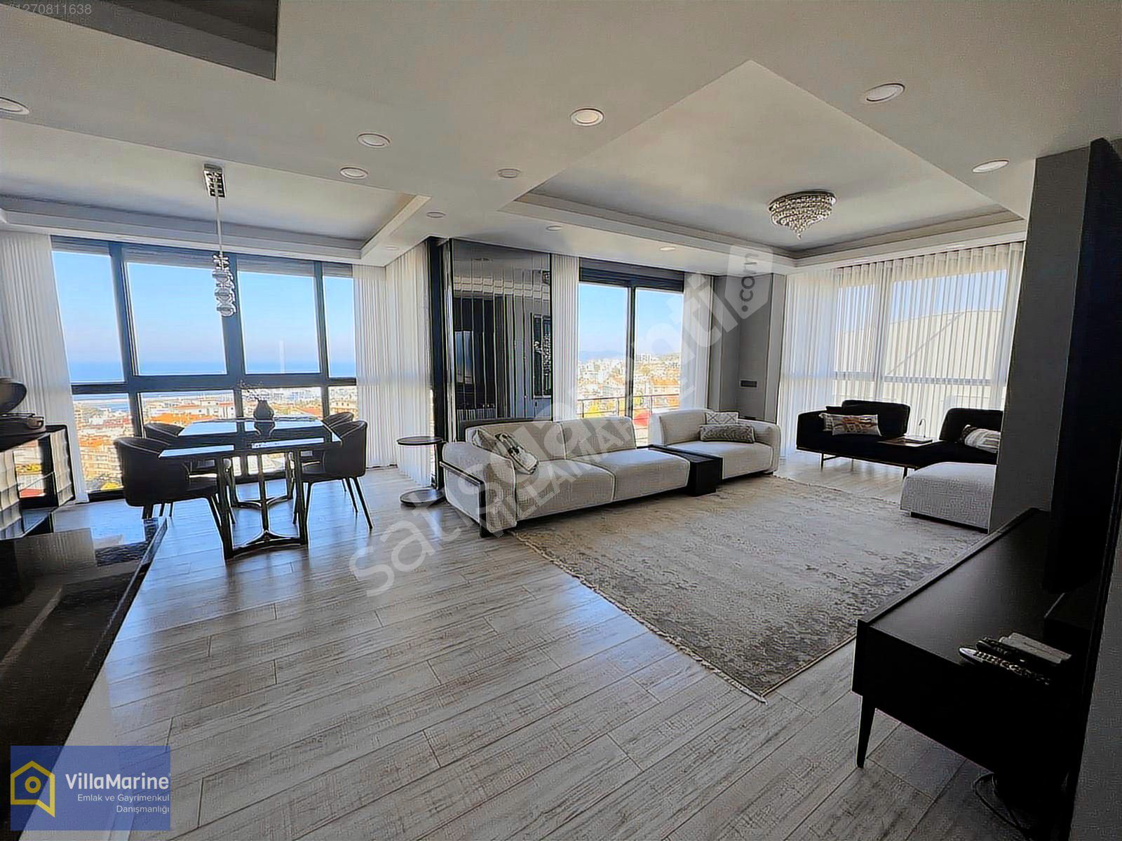 Villa Konforunda, Eşsiz Deniz Manzaralı Lüks Çatı Dubleksi!