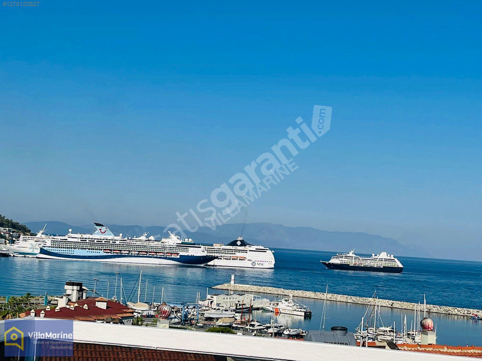 Marina Bölgesinde Full Deniz Manzaralı Dubleks Daire