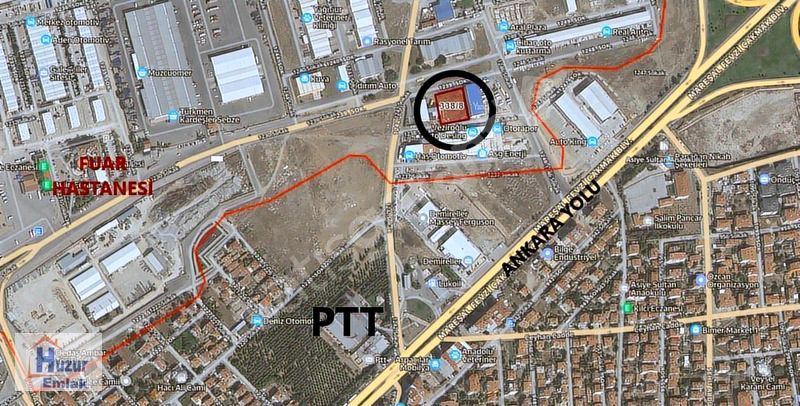 AKÇİN MAHALLESİNDE KİRALIK! 1800 M2 ARSA