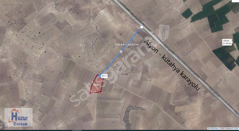 KÜTAHYA YOLU ANITKAYA MEVKİİNDE 14568 METREKARE SATILIK TARLA