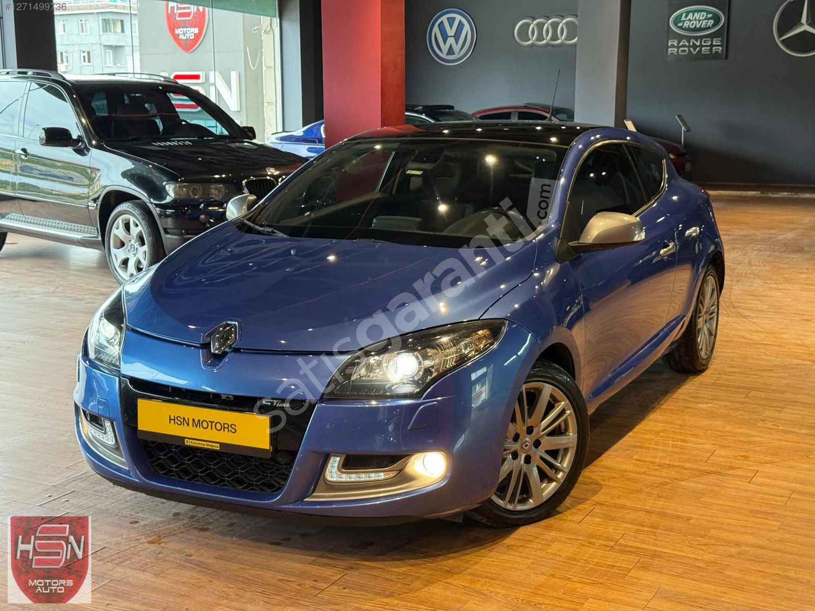 HSN MOTORS 2012 MEGANE 3 COUPE GT-LINE CAM TAVAN ATLAS MAVİSİ